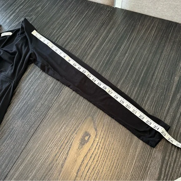 Hollister Knit Soft Drapey Cinched Cutout Long Sleeve A-Line Dress, Medium LONG - Picture 8 of 12